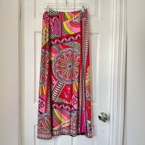 Muse Boston Proper Mandala Maxi Skirt Multicolor Size Small